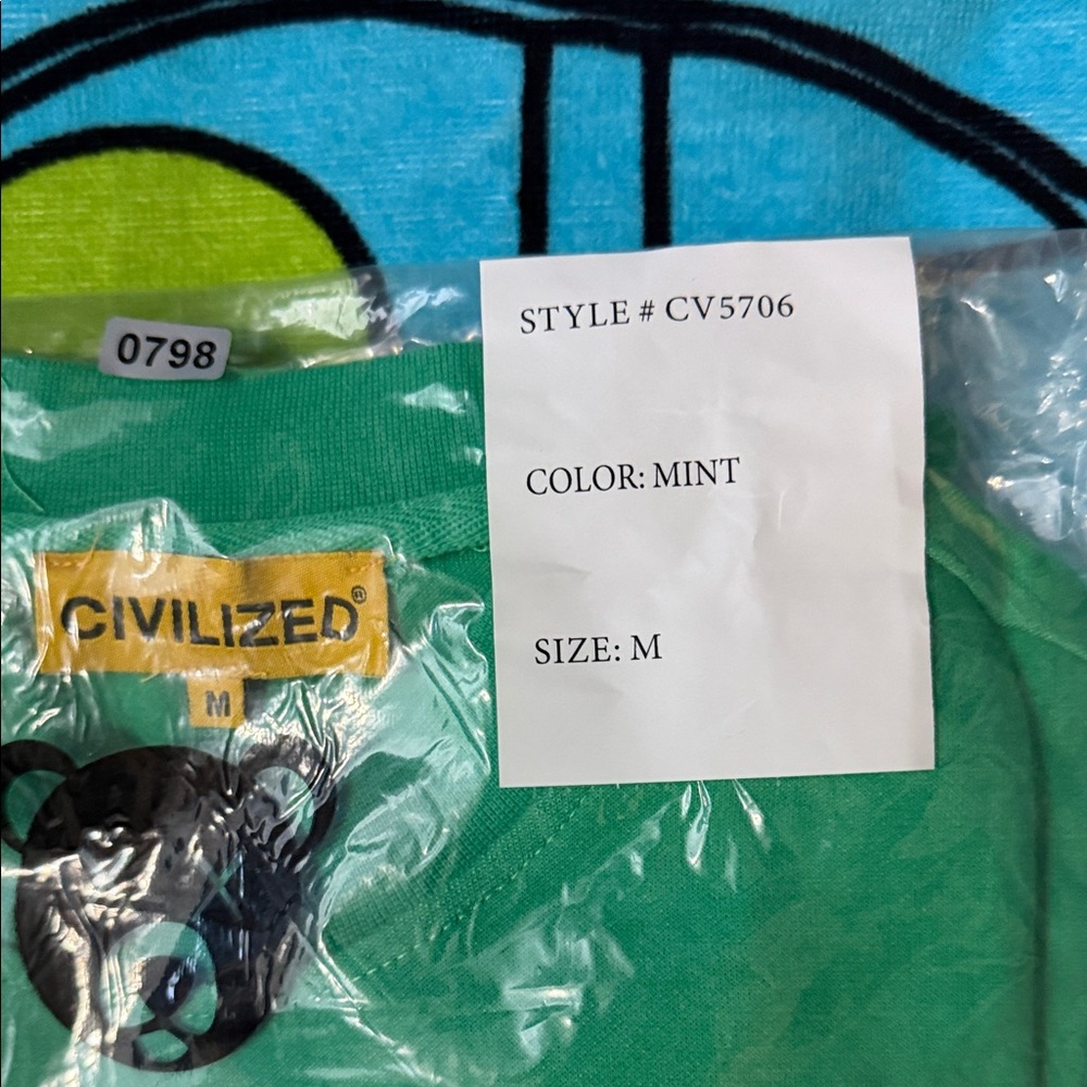 Civilized
Civilized Mens Lowless Oversized Redemption CrewNeck Color Mint - Picture 14 of 14
